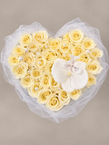 Medium heart shape white box